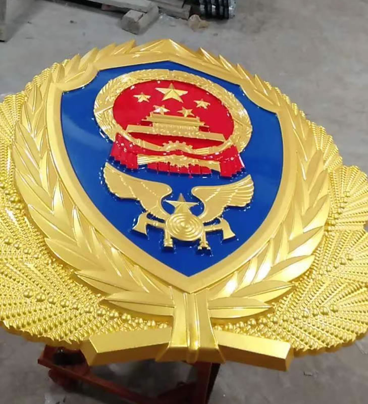 湖北彩金消防警徽生产厂家